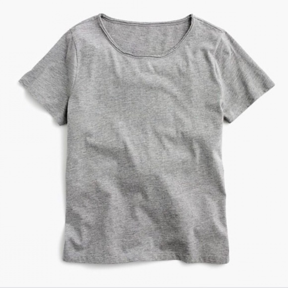 J. Crew Tops - SOLD J. CREW  Supima Cotton Soft Raw Edge T Shirt
